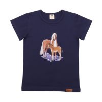 Walkiddy KA-Shirt Little & Big Horses zwei braune...