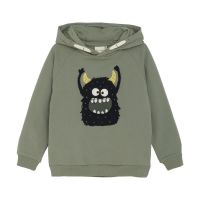 MN Kapuzenpullover Monster 133711 col.9212 grün